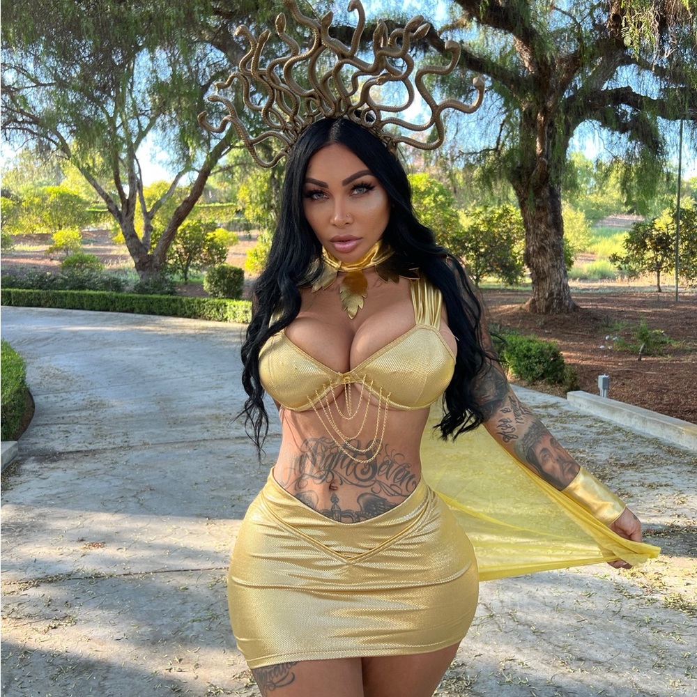 Gold Costume with Headpiece